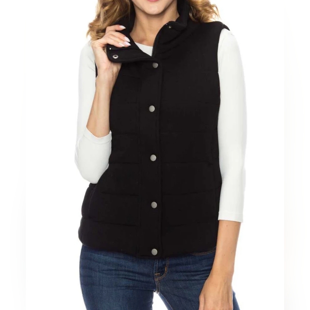Quilted cotton vest XL